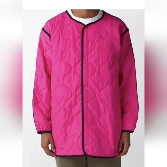 Nike Other - Nike Pink Therma-Fit Quilted Jacket